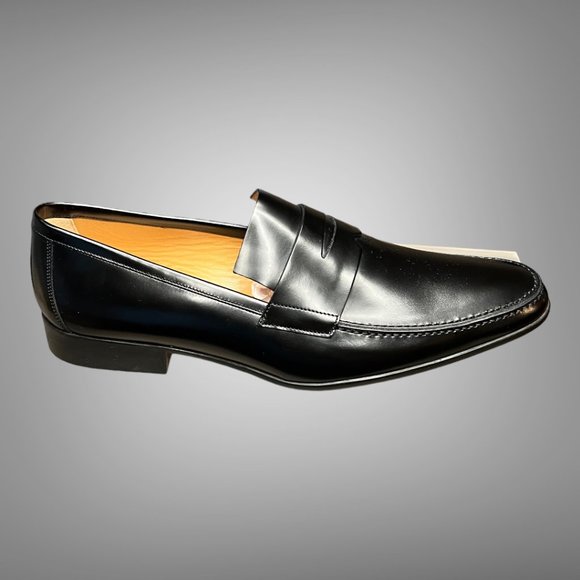 Hermes Elegant Black Tuscan Calfskin Leather Tokyo Penny Loafer EU 40 New Box main image 7